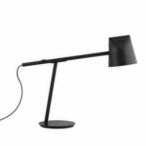 Czarna lampa biurkowa Momento - regulowana