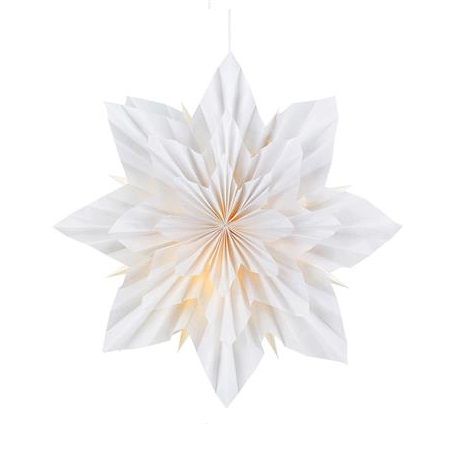 Biała gwiazda Neela - dekoracyjny lampion