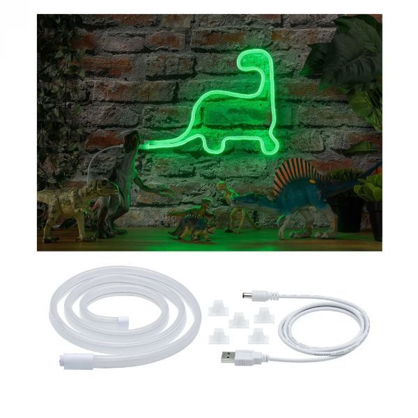 Wąż led Neon Colorflex USB - zielony, 1m