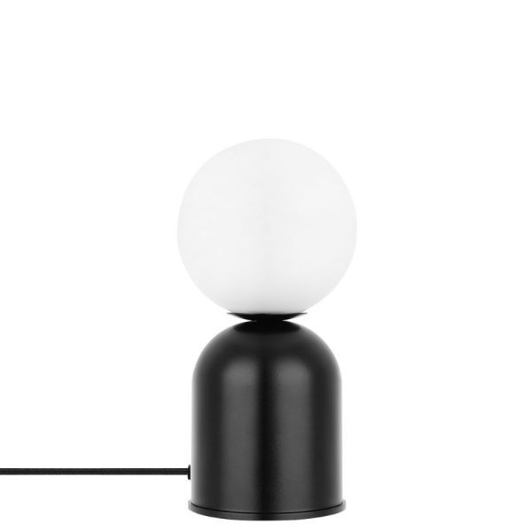 Mała lampa stołowa Luoti - czerń i biel