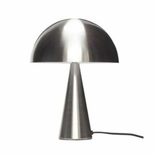 Srebrna lampa stołowa Mush - grzybek