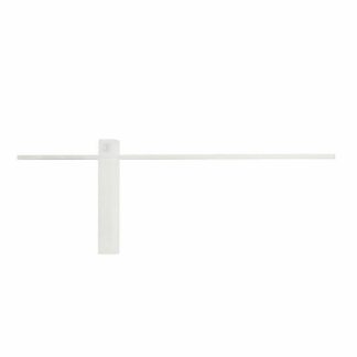 Biały kinkiet Sabre M - nowoczesny, LED