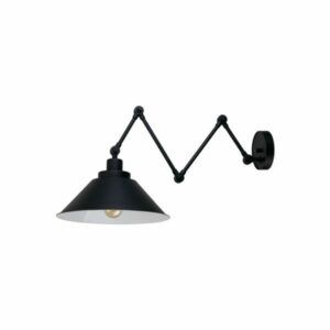 Lampa sufitowa loftowa czarna  / kinkiet Pantograph - regulowany
