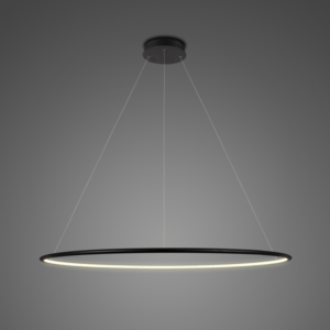 Czarna lampa wisząca Shape XL - LED, 3000K, ściemnialna