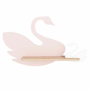 Dziecięcy kinkiet łabędź Swan - różowy dla dziewczynki