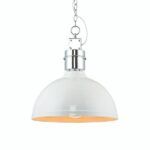 Lampa wisząca na łańcuchu w stylu industrialnym