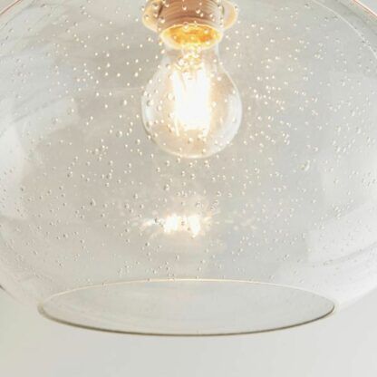 Owalna lampa wisząca Dimitri - Endon Lighting - szklana