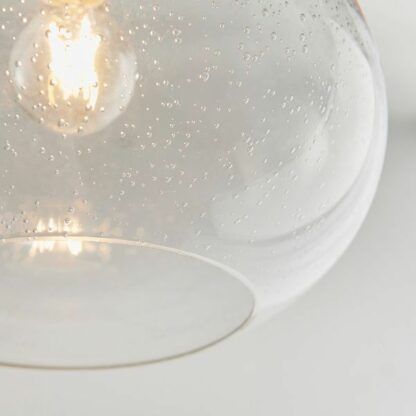 Owalna lampa wisząca Dimitri - Endon Lighting - szklana