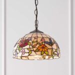 Szklana dekoracja lampy wiszącej