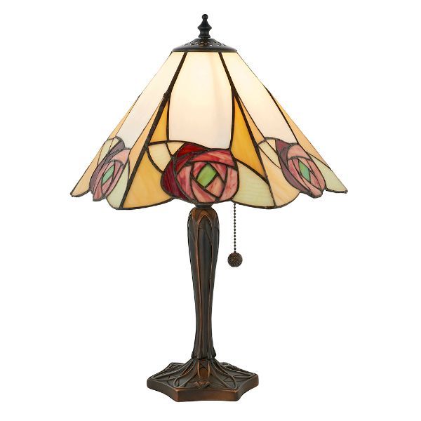 Biurkowa lampa w stylu Tiffany do gabinetu