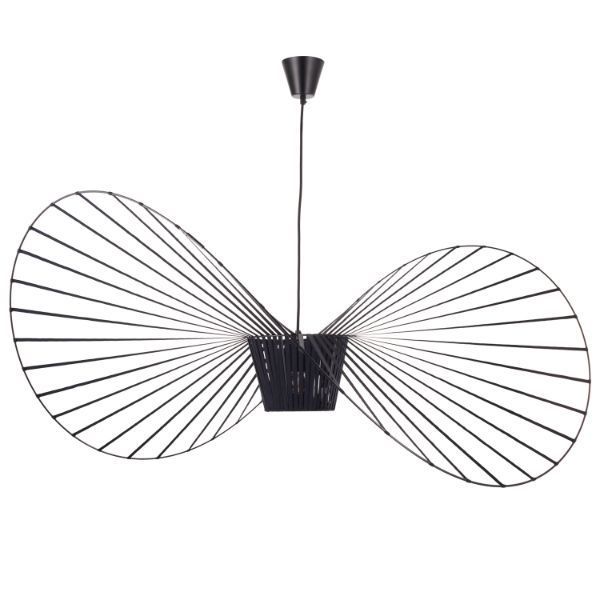Lampa wisząca Sombrero - 140cm, czarna