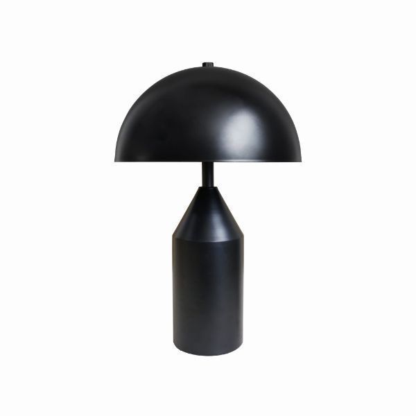 Lampa stołowa retro -Aruba - czarna, metalowa