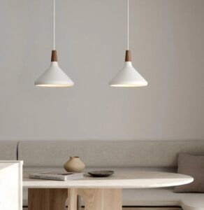 SALE! Biała lampa wisząca nad stół Nori 27 - DFTP