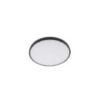 Czarny plafon Agnes Round PRO S 38,5cm - LED, 4000K, IP44