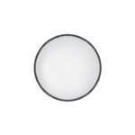 Czarny plafon łazienkowy Agnes Round PRO S 38,5cm - LED, 4000K, IP44