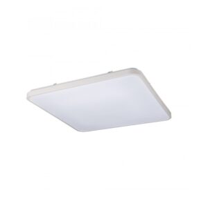 Duży biały plafon kwadratowy Agnes Square LED PRO L 63cm - IP44, 4000K