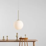 Elegancka lampa wisząca Bosso 30 - mosiądz