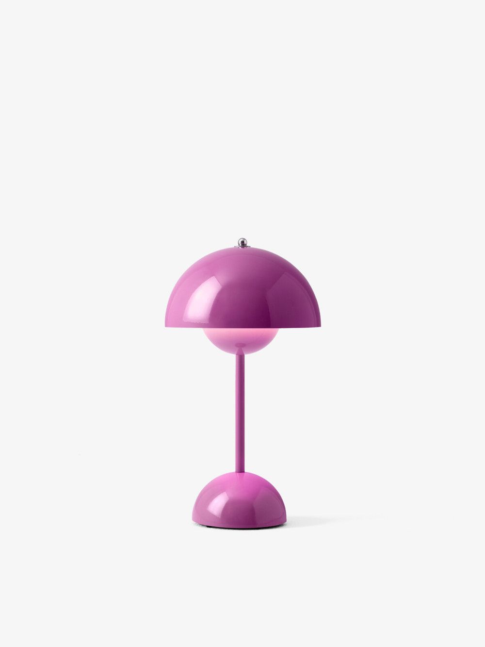 Lampa stołowa różowa bezprzewodowa