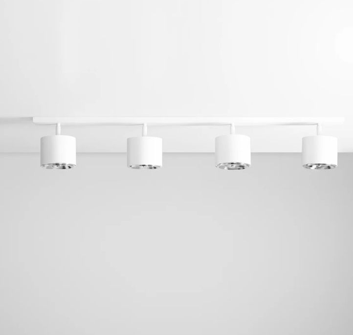 Lampa sufitowa na szynie Bot - 6 białych spotów