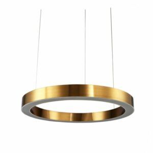 Lampa wisząca ring Circle - LED, złota, 40cm