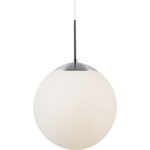 Lampa wisząca Cafe 30 - Nordlux - biały, szklany klosz - 1