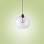 Transparentna lampa wisząca Cubus - do salonu sypialni kuchni