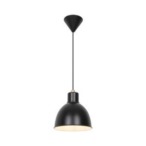 SALE! Skandynawska lampa wisząca Pop - klosz czarny mat