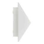 Biały kinkiet elewacyjny Pontio 15 - IP54 - trójkątny