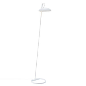Minimalistyczna lampa podłogowa Versale - DFTP, biała