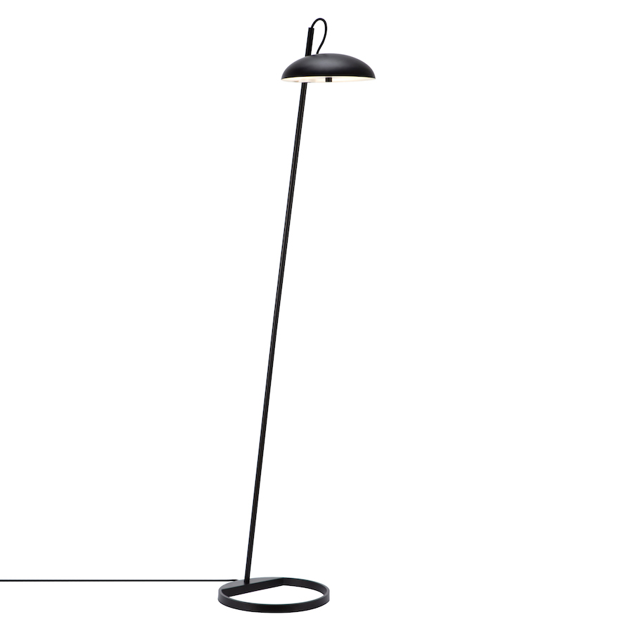 Elegancka lampa podłogowa Versale - DFTP, czarna