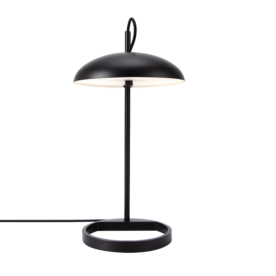 Lampa stołowa w kolorze czarnym nowoczesna