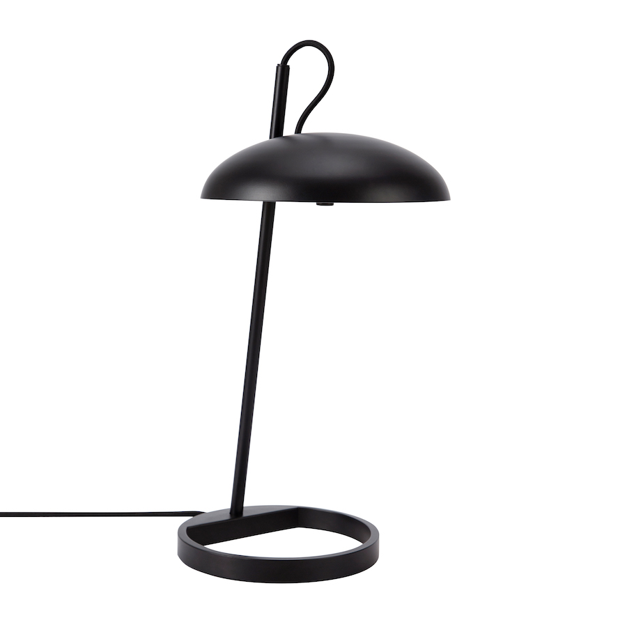 Lampa biurkowa z przewodem czarnym