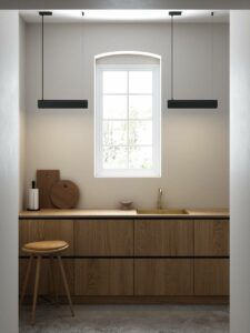 Podłużna lampa wisząca Beau S - DFTP nowoczesna LED