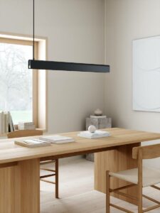 Lampa wisząca liniowa Beau M - czarna DFTP