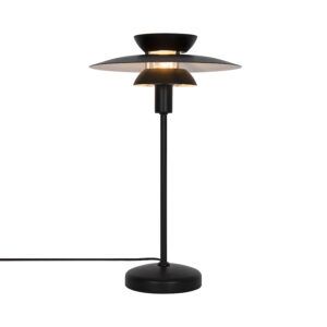 SALE! Czarna lampa stołowa do salonu Carmen - styl skandynawski