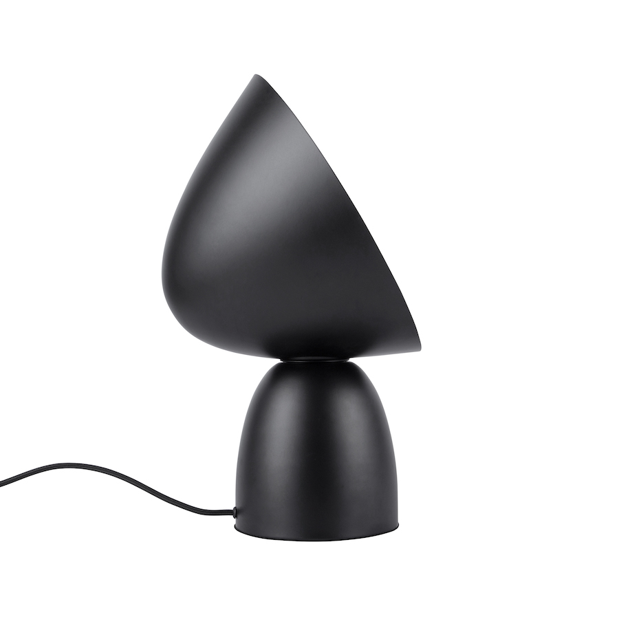 Lampa stołowa nowoczesna z czarnym kablem