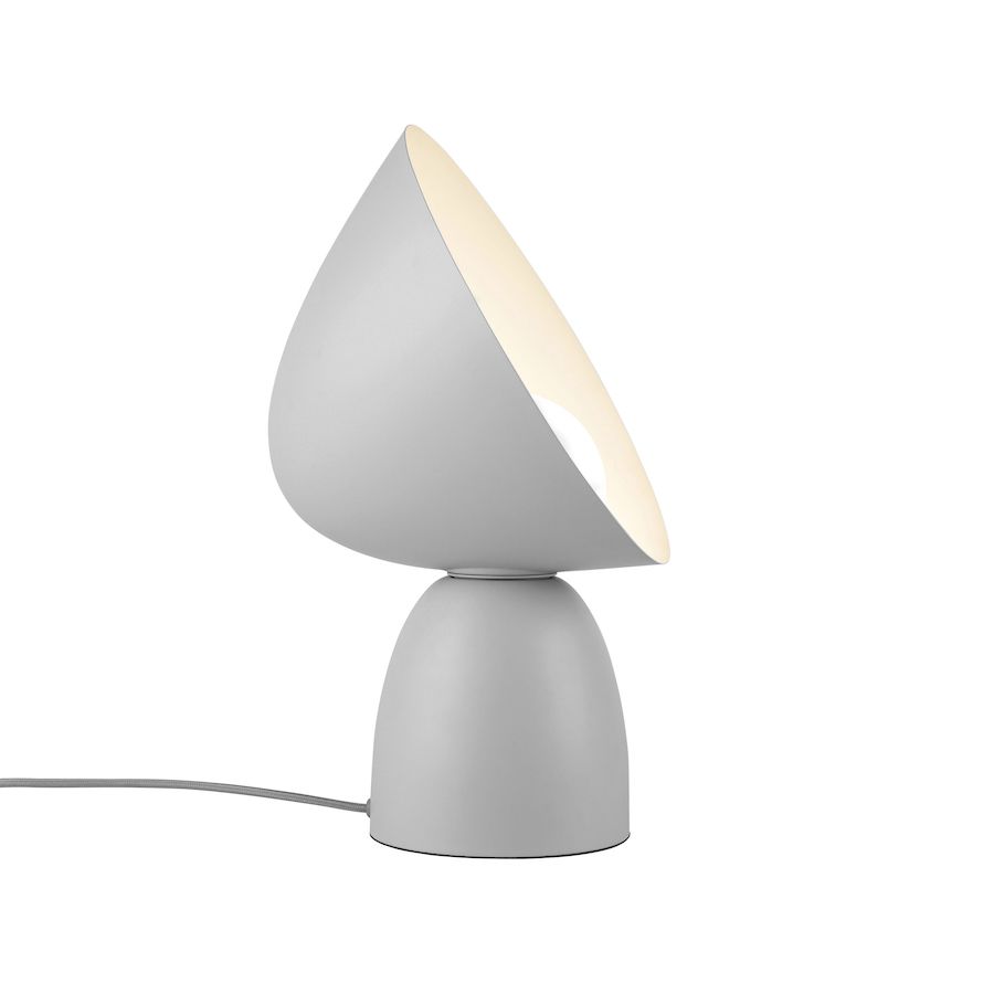 Lampa stołowa nowoczesna z otwartym kloszem