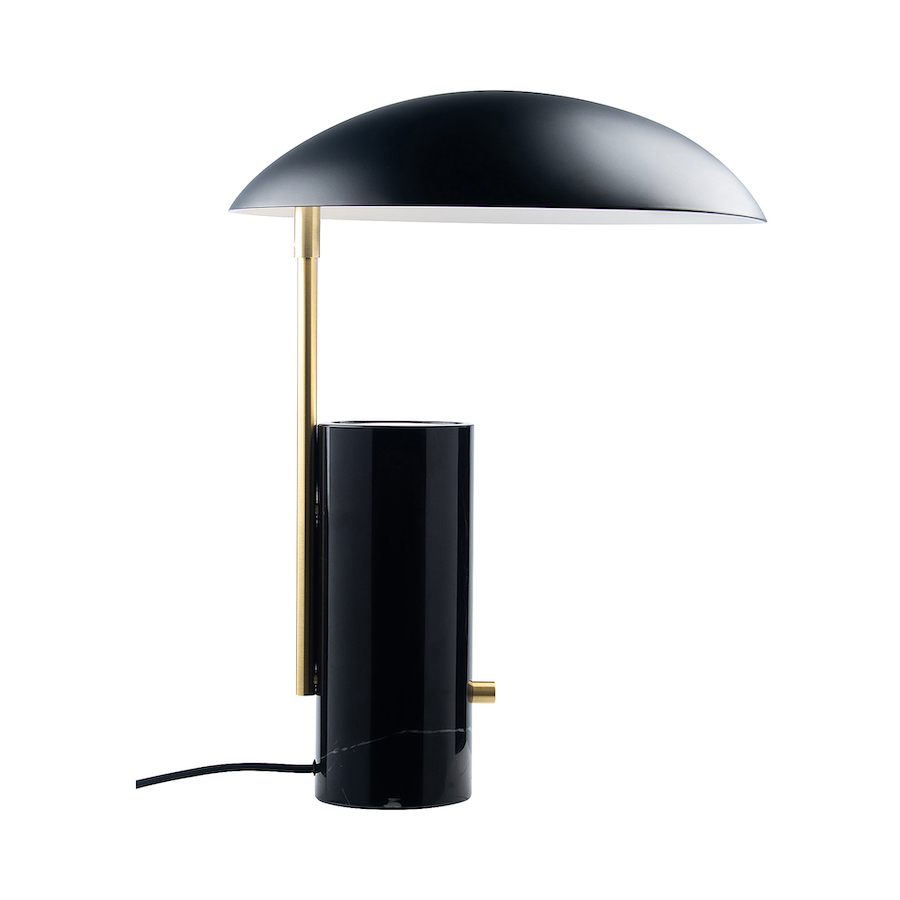 Lampa nowoczesna stołowa w kolorze czarnym