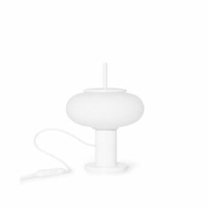 Lampa stołowa Torni St - owalna, biała