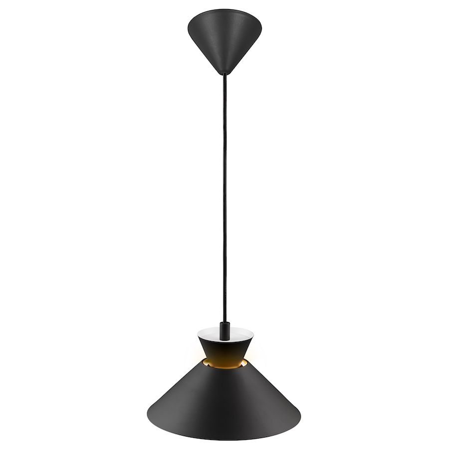 Nowoczesna lampa wisząca w kolorze czarnym
