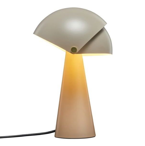 Skandynawska lampa stołowa Align - DFTP brązowa