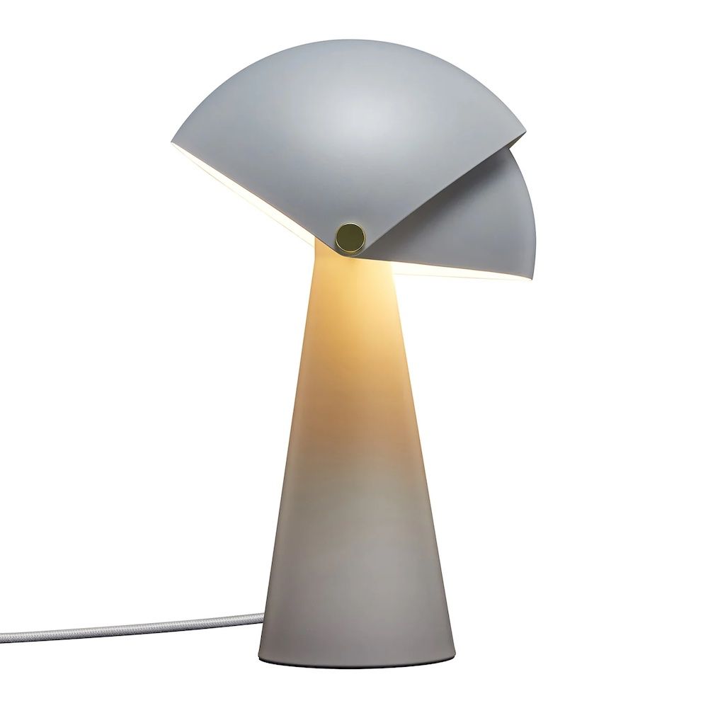 Lampa stołowa z nowoczesnym kloszem