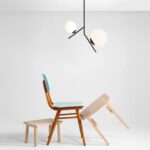 Czarna lampa sufitowa Gallia 2 - kule