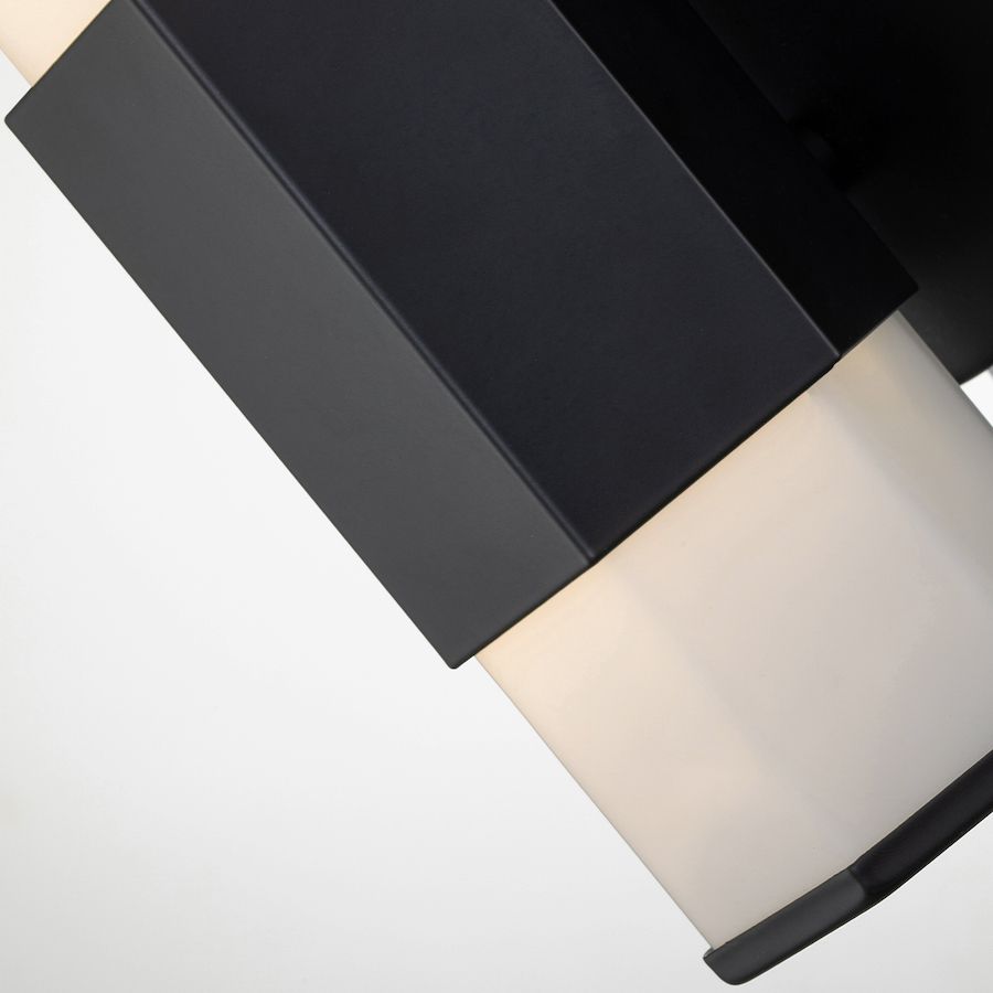 Nowoczesny kinkiet LED w kolorze czarnym
