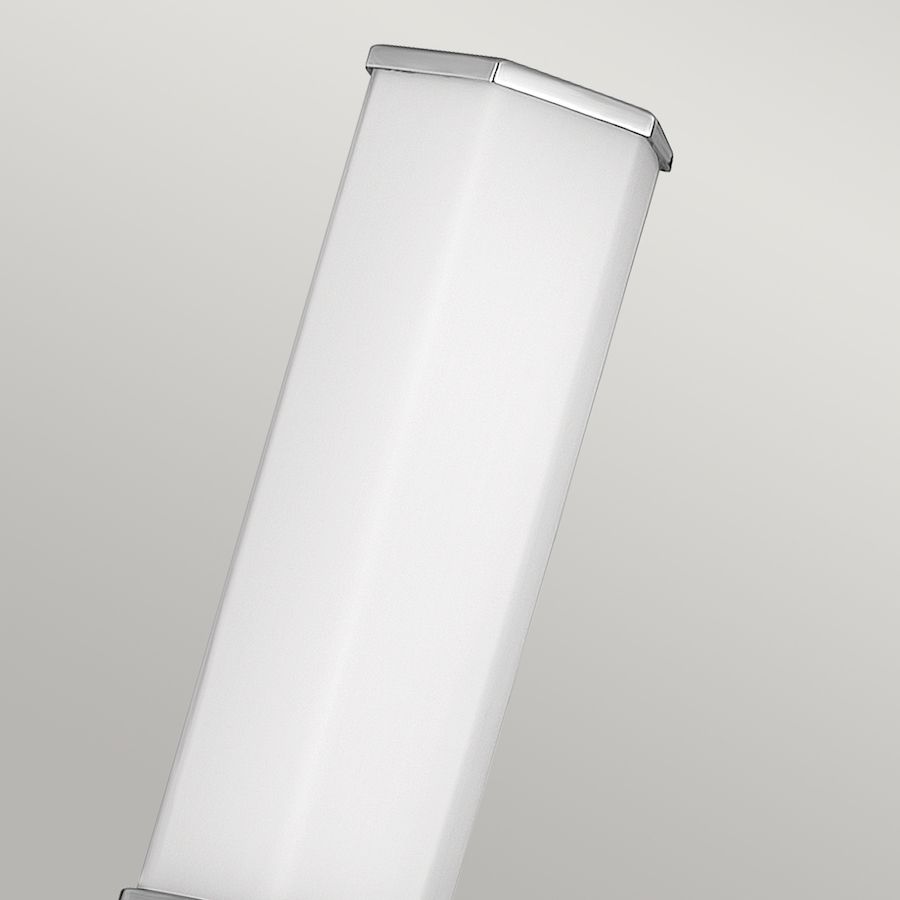 Srebrny kinkiet LED do salonu lub łazienki