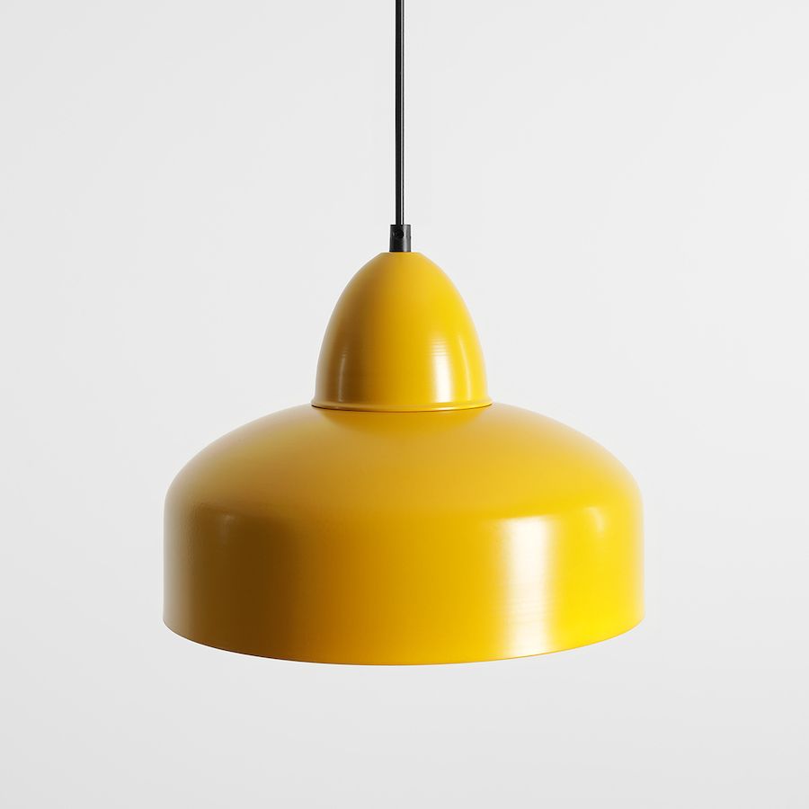 Lampa wisząca Como Mustard - nowoczesny, nieduży klosz, z limitowanej kolekcji Artera Colours