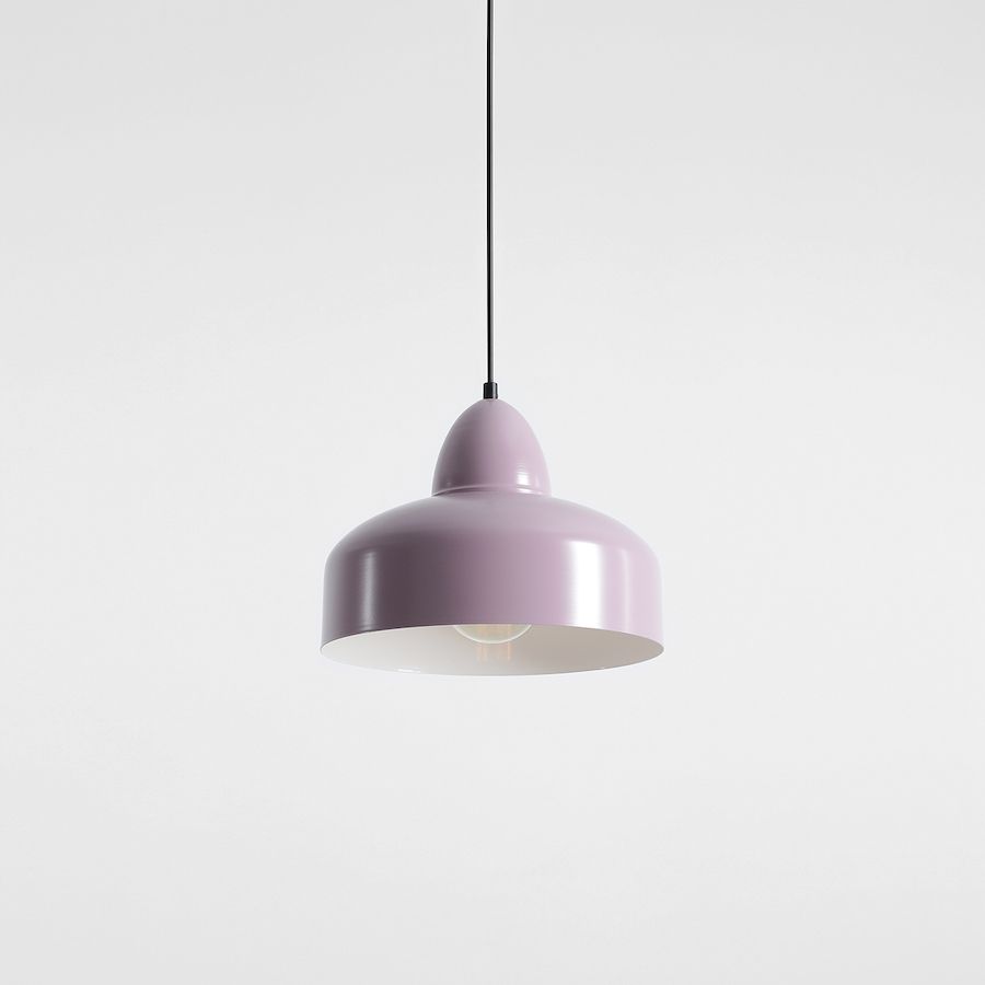 Fioletowa lampa wisząca Como - nowoczesny, nieduży klosz, z limitowanej kolekcji Artera Colours