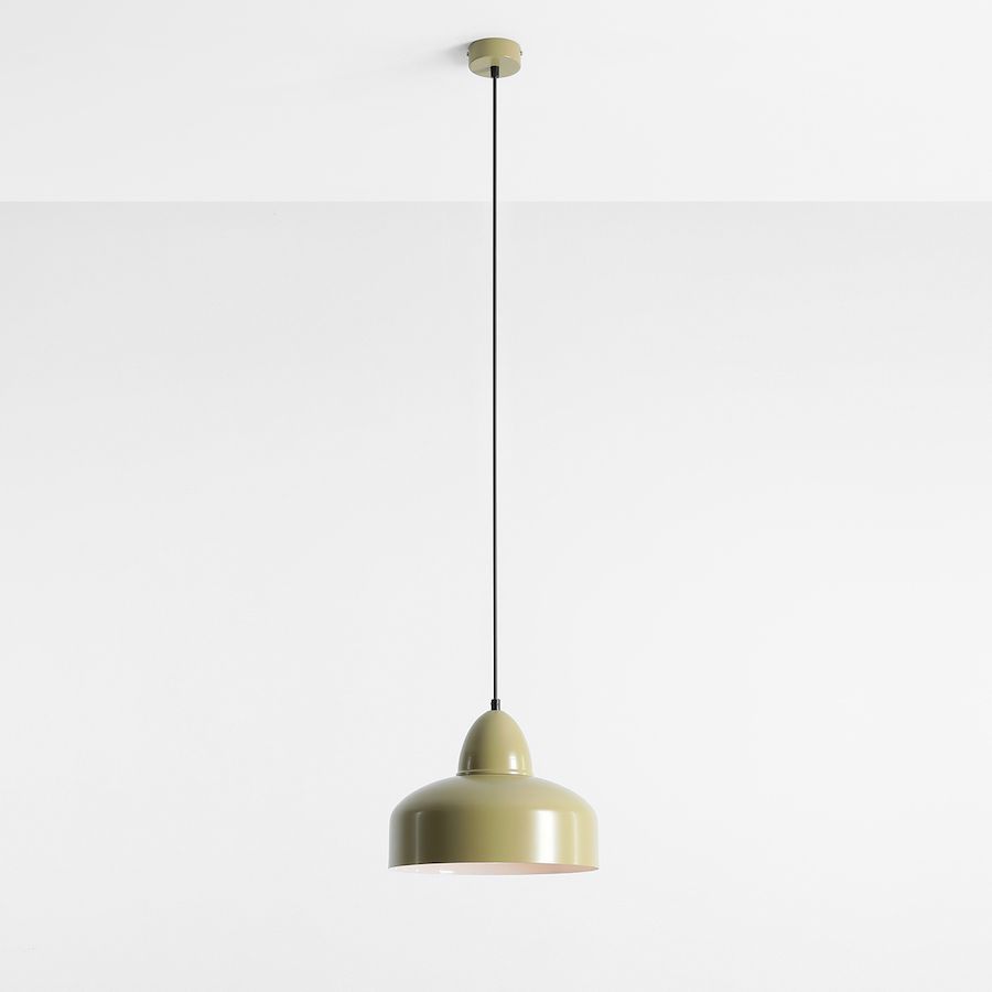 Pistacjowa lampa wisząca Como - nowoczesny, nieduży klosz, z limitowanej kolekcji Artera Colours
