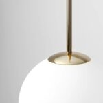 Złota lampa wisząca Bosso 30 Aldex