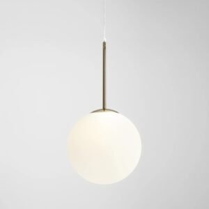 Złota lampa wisząca Bosso 30 Aldex - szklana kula